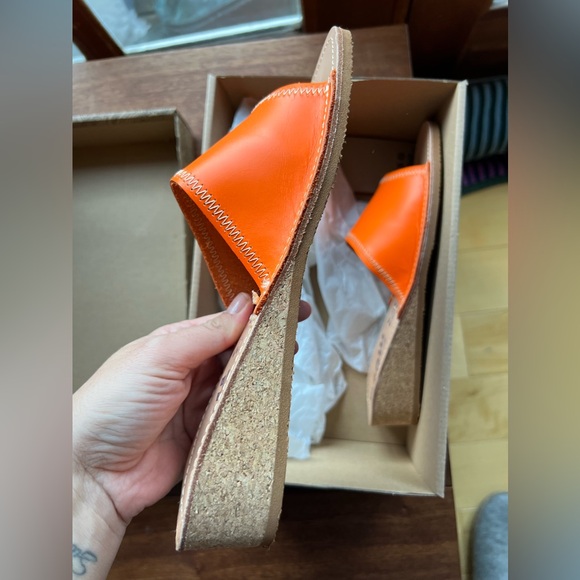 Rosa Mosa ziczac orange slides NWT - Picture 6 of 9